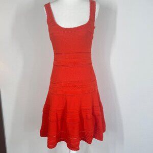 Torn by Ronny Kobo Red Knit Dress
